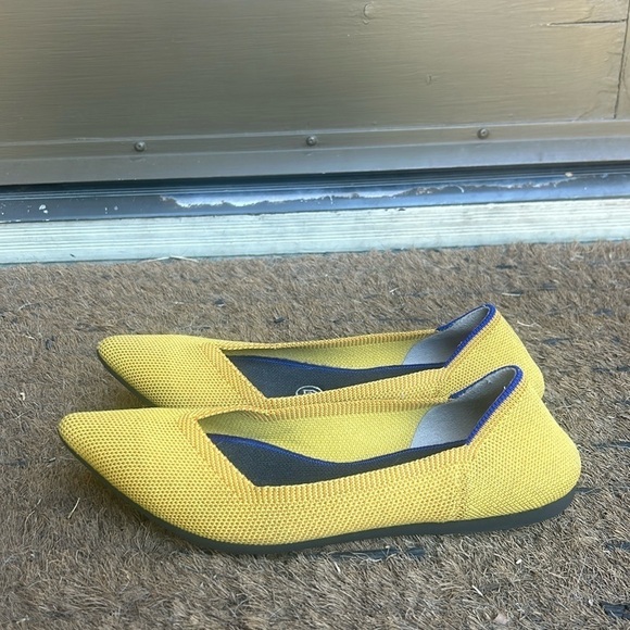 Rothy's the Point Flats Marigold Yellow Size 6 - Picture 2 of 10